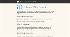 Desktop Screenshot of biblicalblueprints.org